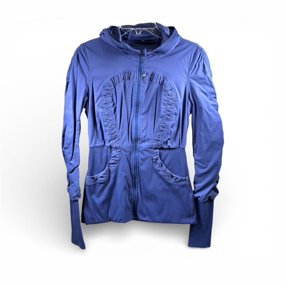 Lululemon Dance Studio Reversible Jacket in Purple Blueish Size 10